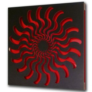 EYE-II-Black-red-(3) geometricarte carlos marcano