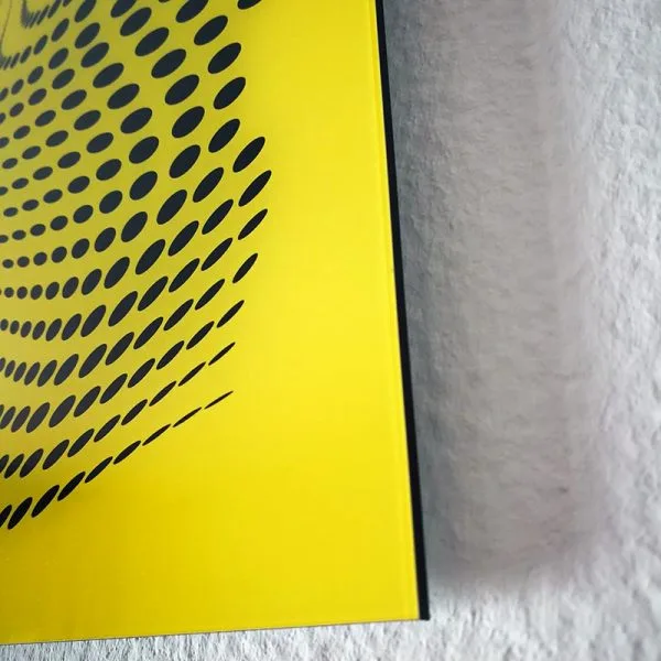Print The River<br>(Amarillo/Negro) 40x40 - Imagen 5
