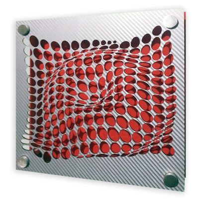 Come-Inside-Grey-Red-20x20-geometricarte-carlos-marcano